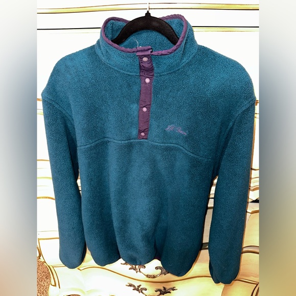 Vintage L.L. Bean Pullover Fleece - Picture 1 of 9